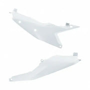 Polisport Plastic Side Number Plate 8478100002 - White Panels 23-24