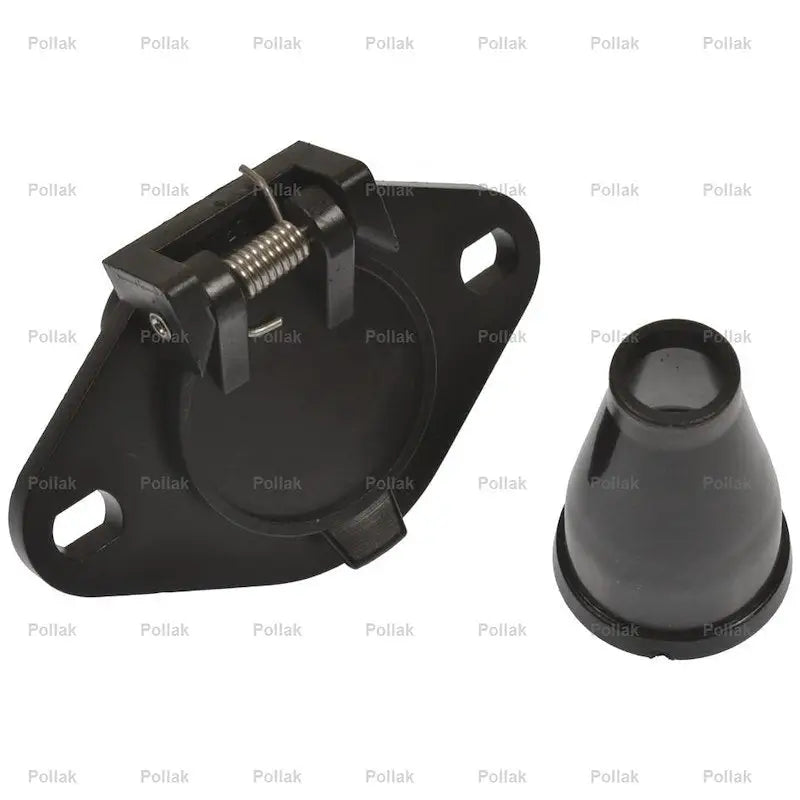 Pollak 12720EP 6-Way Socket & Boot Nylon Quality trailer wiring connector from Pollak