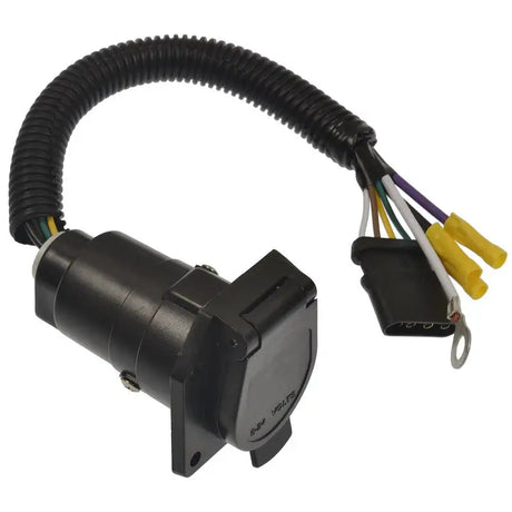 Pollak 4WF600V 4 Way Flat To 7-Blade Rv Adapter Wi Quality trailer wiring connector adapter from Pollak