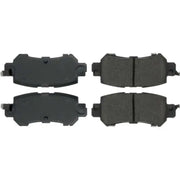 Stoptech PosiQuiet 09-10 Audi A4 / 10 Audi S4 Deluxe Plus Rear Brake Brake Pads