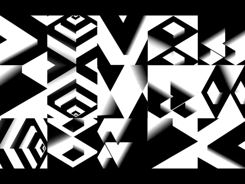 Modern industrial grid design with abstract wheel patterns, POSTER02 Grid Wheels Grid Poster02.