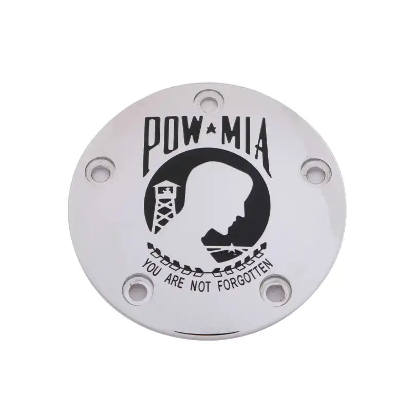 CUSTOM ENGRAVING POW01-04 Tc Timer Cover Pow Mia Chrome