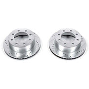 Power Stop 00-02 Dodge Ram 2500 Front Evolution Drilled & Slotted Rotors - Pair - AR8746XPR