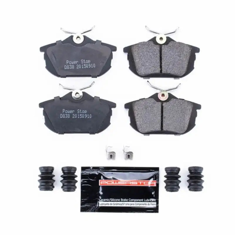 Power Stop 00-04 Volvo S40 Rear Z23 Evolution Sport Brake Pads w/Hardware - Truck & Automotive