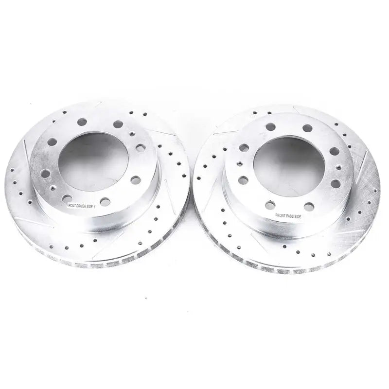 PowerStop AR8642XPR Power Stop 00-05 Cadillac DeVille Front Evolution Drilled & Slotted Rotors - Pair
