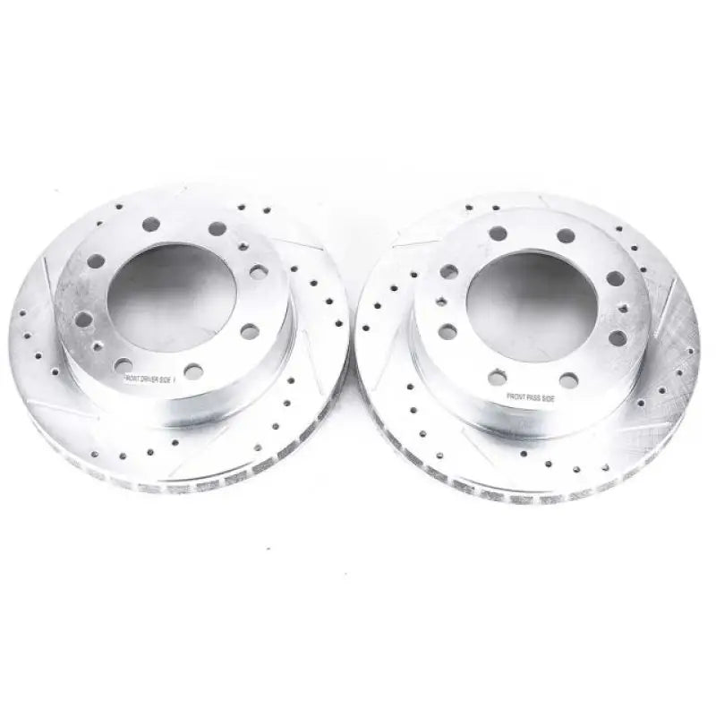 PowerStop AR8642XPR Power Stop 00-05 Cadillac DeVille Front Evolution Drilled & Slotted Rotors - Pair