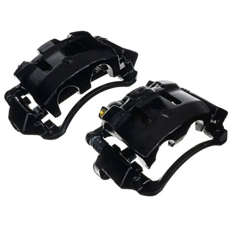 Power Stop 00-05 Ford Excursion Front Black Caliper - Pair w/Bracket - PowerStop
