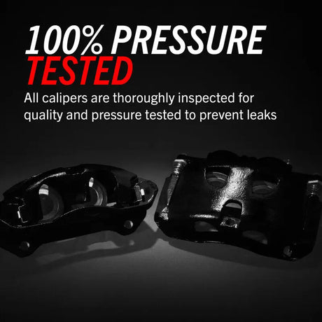 Power Stop 00-05 Ford Excursion Front Black Caliper - Pair w/Bracket - PowerStop