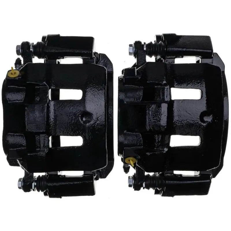 Power Stop 00-05 Ford Excursion Front Black Caliper - Pair w/Bracket - PowerStop