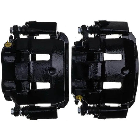 Power Stop 00-05 Ford Excursion Front Black Caliper - Pair w/Bracket - PowerStop