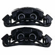 Power Stop 00-05 Ford Excursion Front Black Caliper - Pair w/Bracket - PowerStop
