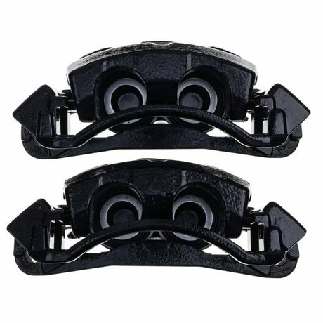 Power Stop 00-05 Ford Excursion Front Black Caliper - Pair w/Bracket - PowerStop