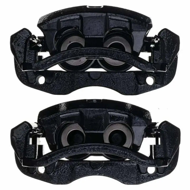 Power Stop 00-05 Ford Excursion Rear Black Caliper - Pair w/Bracket - PowerStop