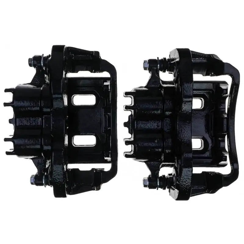 Power Stop 00-05 Ford Excursion Rear Black Caliper - Pair w/Bracket - PowerStop