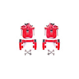 Power Stop 00-06 Audi TT Quattro Rear Red Calipers w/Brackets - Pair - Truck & Automotive