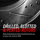 Power Stop 00-09 Honda S2000 Rear Evolution Drilled & Slotted Rotors - Pair - Truck Automotive