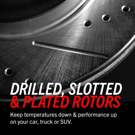 Power Stop 00-09 Honda S2000 Rear Evolution Drilled & Slotted Rotors - Pair - Truck Automotive