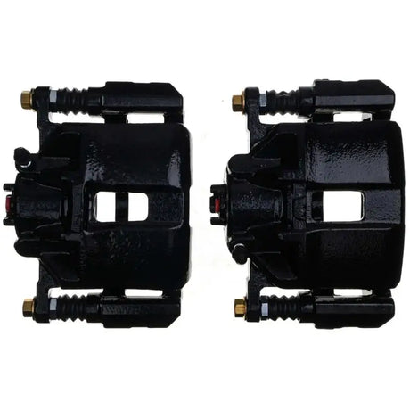 Power Stop 01-03 Acura CL Front Black Caliper - Pair w/Bracket - PowerStop