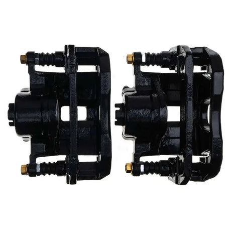 Power Stop 01-03 Acura CL Front Black Caliper - Pair w/Bracket - PowerStop
