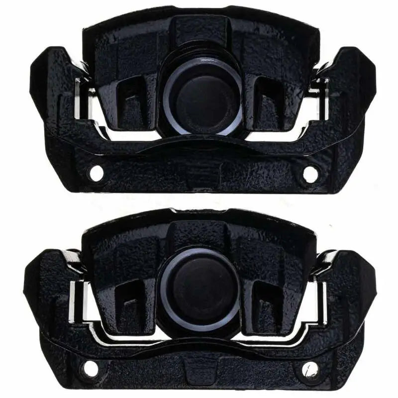 Power Stop 01-03 Acura CL Front Black Caliper - Pair w/Bracket - PowerStop