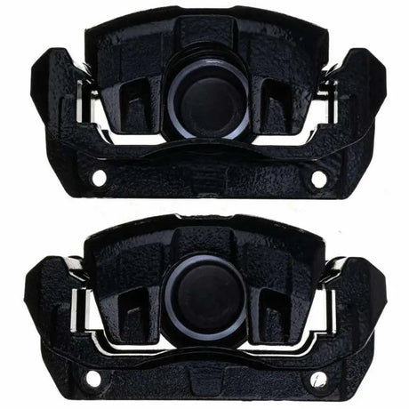 Power Stop 01-03 Acura CL Front Black Caliper - Pair w/Bracket - PowerStop