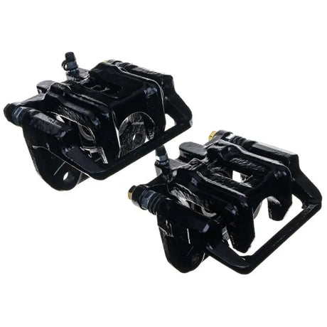 Power Stop 01-03 Acura CL Rear Black Caliper - Pair w/Bracket - PowerStop