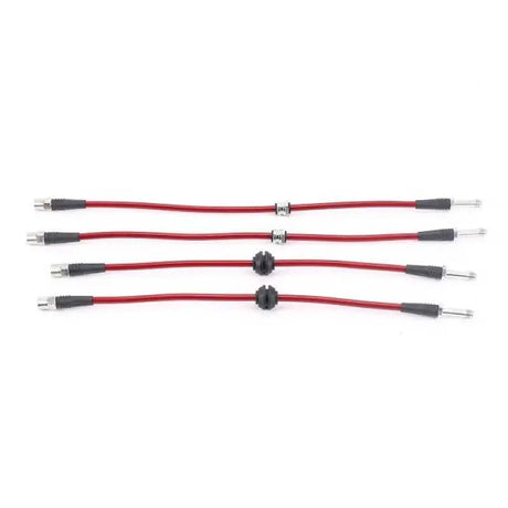 PowerStop Power Stop 01-05 BMW 320i Front & Rear SS Braided Brake Hose Kit