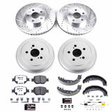 Power Stop 01-05 Toyota Celica Front & Rear Z26 Street Brake Kit - Truck Automotive