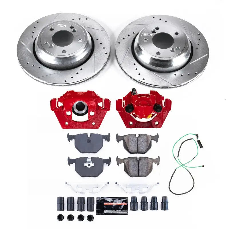 Power Stop 01-06 BMW M3 Rear Z23 Evolution Kit w/Calipers - Truck & Automotive