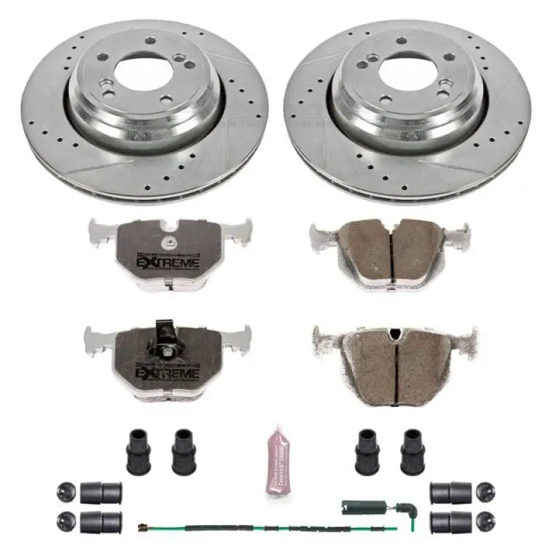 Power Stop 01-06 BMW M3 Rear Z26 Street Warrior Brake Kit - Truck & Automotive