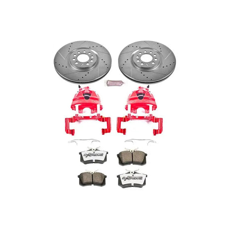 Power Stop 02-04 Volkswagen Golf Z26 Street Kit w/ Calipers - Front - Truck & Automotive