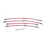 Power Stop 02-06 Acura RSX Front & Rear SS Braided Brake Hose Kit - BH00021