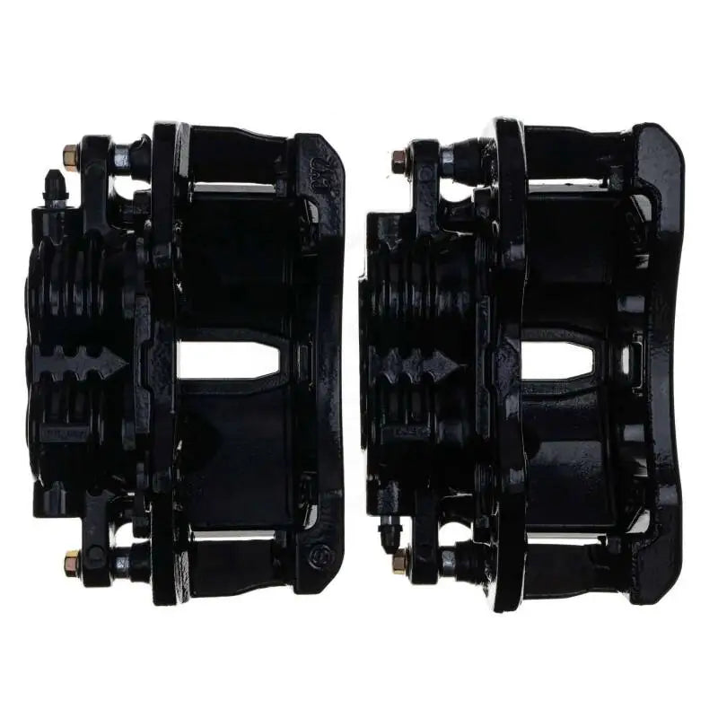 Power Stop 02-06 Cadillac Escalade Rear Black Caliper - Pair w/Bracket - PowerStop