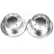 Power Stop 03-08 Chevrolet Express 3500 Rear Evolution Drilled & Slotted Rotors - Pair - AR8646XPR