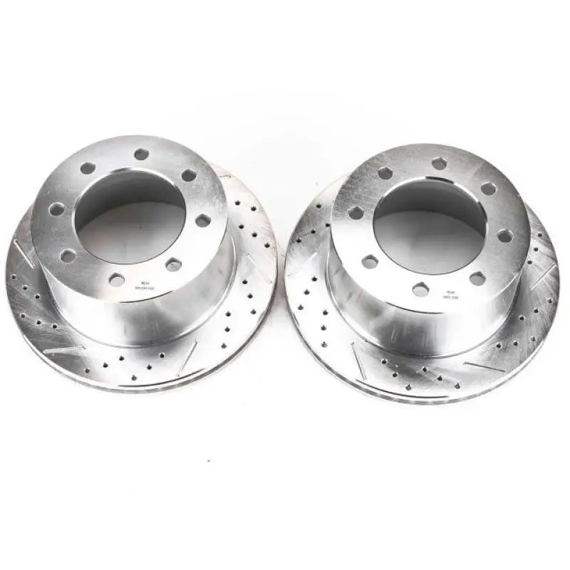 Power Stop 03-08 Chevrolet Express 3500 Rear Evolution Drilled & Slotted Rotors - Pair - AR8646XPR