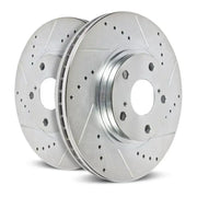 Power Stop 03-19 Chevrolet Express 2500 Rear Evolution Drilled & Slotted Rotors - Pair - Truck Automotive