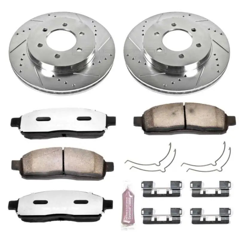 Power Stop 04-08 Ford F-150 Front Z36 Truck & Tow Brake Kit - Automotive