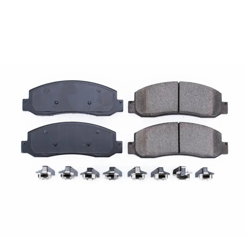PowerStop 17-1069 Power Stop 05-08 Ford F-250 Super Duty Front Z17 Evolution Ceramic Brake Pads w/Hardware