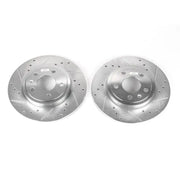 Power Stop 05-09 Audi A4 Rear Evolution Drilled & Slotted Rotors - Pair - EBR1006XPR