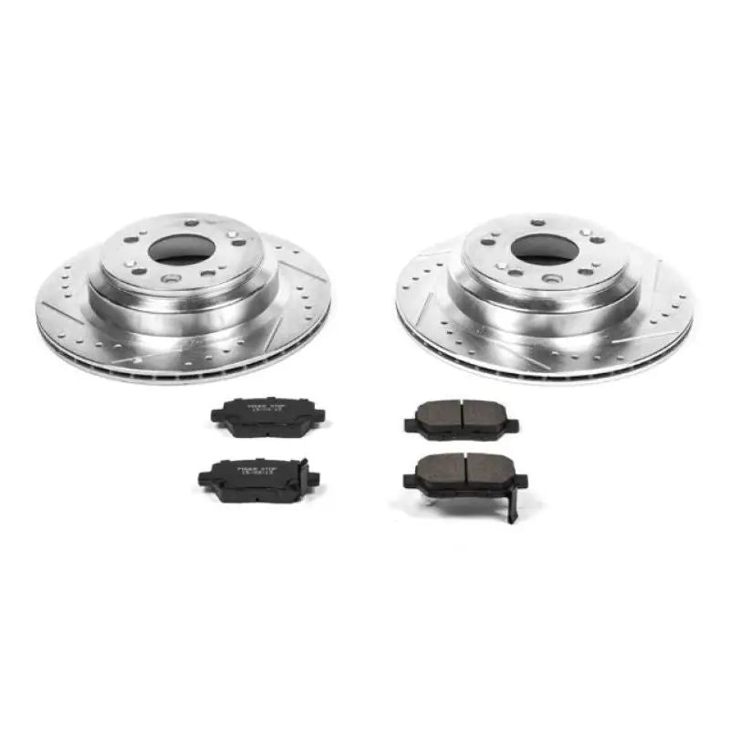 Power Stop 05-12 Acura RL Rear Z23 Evolution Sport Brake Kit - Truck & Automotive