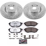 Power Stop 06-07 Subaru B9 Tribeca Front Z26 Street Warrior Brake Kit - Truck & Automotive