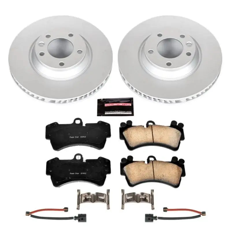 Power Stop 07-15 Audi Q7 Front Z23 Evolution Sport Coated Brake Kit - CRK4558