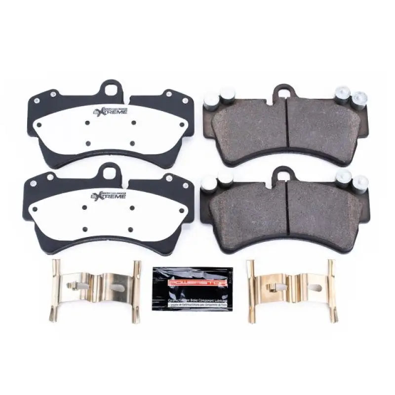 Power Stop 07-15 Audi Q7 Front Z26 Extreme Street Brake Pads w/Hardware - Truck & Automotive