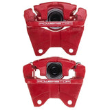 Power Stop 07-18 Jeep Wrangler JK Rear Red Caliper Pair w/Bracket - Truck & Automotive