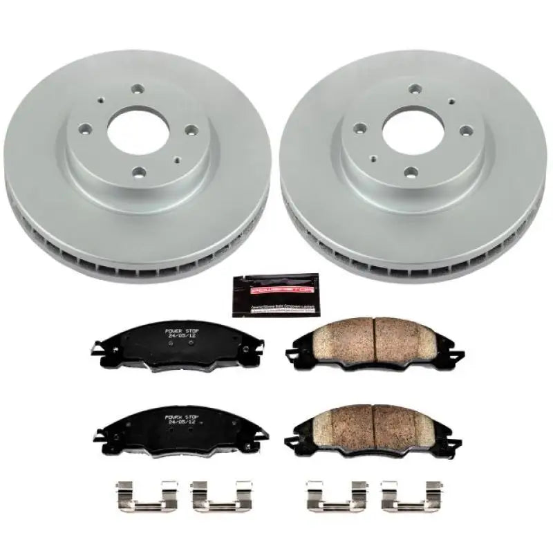 Power Stop 08-11 Ford Focus Front Z17 Evolution Geomet Coated Brake Kit - Truck & Automotive