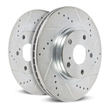 Power Stop 08-12 Ford F-350 Super Duty Front Left Evolution Drilled & Slotted Rotor - PowerStop
