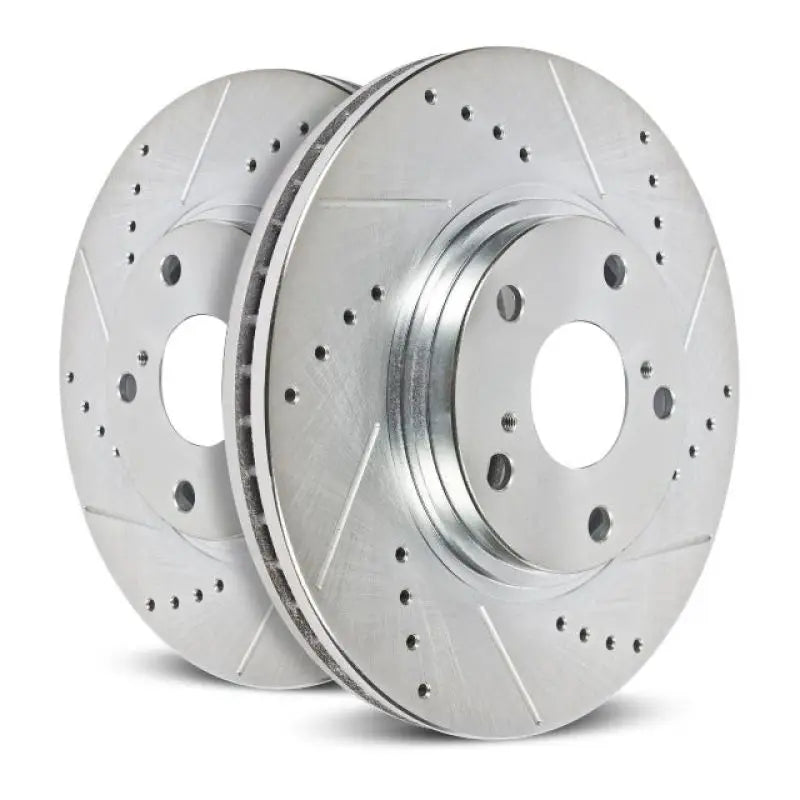 PowerStop AR82128XR Power Stop 08-12 Ford F-350 Super Duty Front Right Evolution Drilled & Slotted Rotor