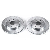 Power Stop 08-17 Buick Enclave Front Evolution Drilled & Slotted Rotors - Pair - AR8696XPR