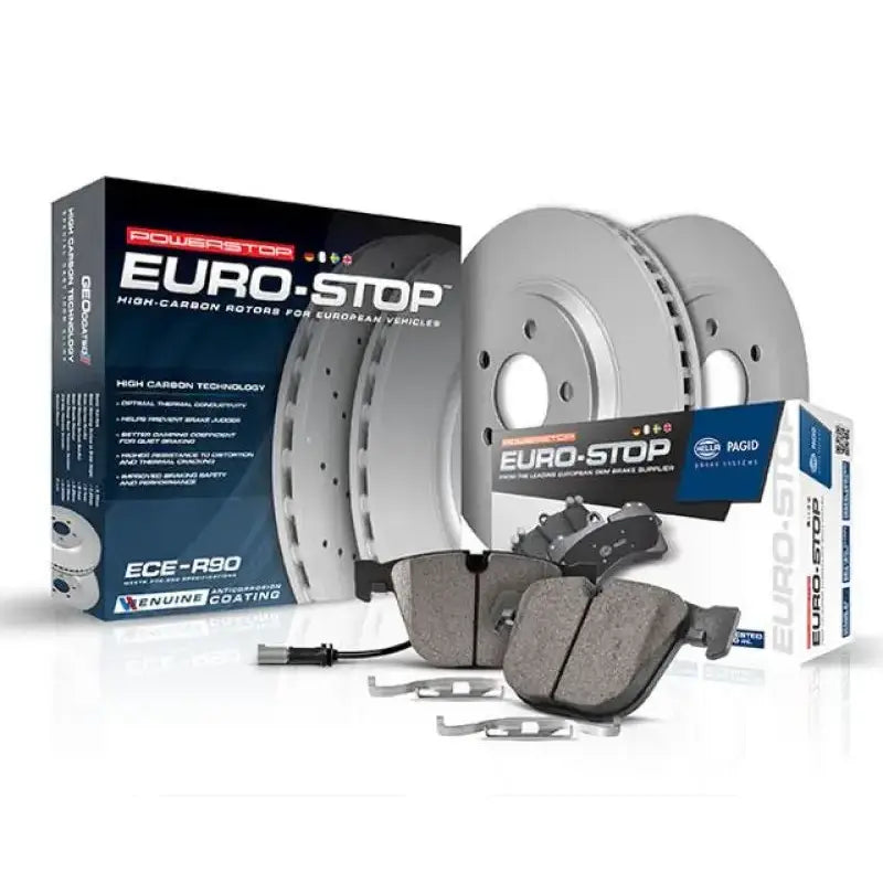 Power Stop 09-11 Audi A4 Front Euro-Stop Brake Kit - Truck & Automotive