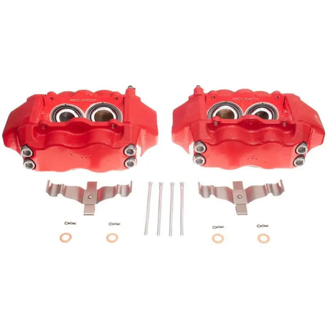 Power Stop 09-14 Hyundai Genesis Front Red Calipers w/o Brackets - Pair - Truck & Automotive